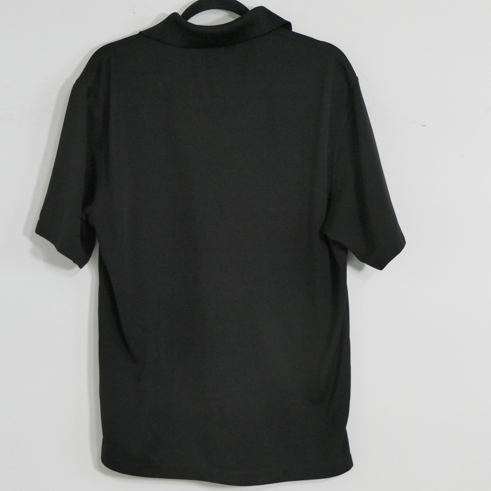 Grand Slam Mens Polo L Black Performance Golf Athleisure‎ Classic Minimalist - Picture 7 of 7